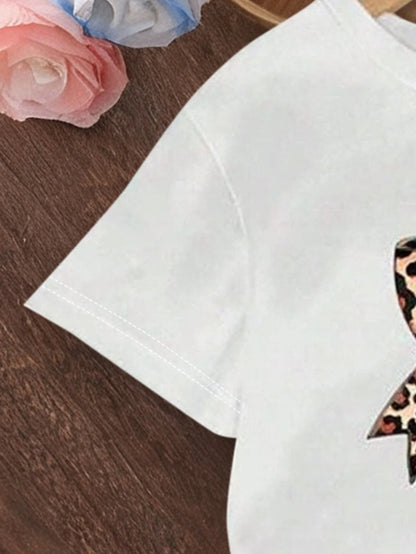 Baby Girls  Short-Sleeve T-Shirt & Elastic Waist Shorts 2PCS Set