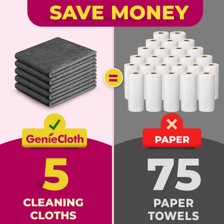 Genie Magic Cleaning Cloth 5-Pack
