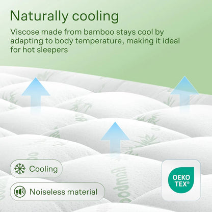 Premium Bamboo Mattress Topper